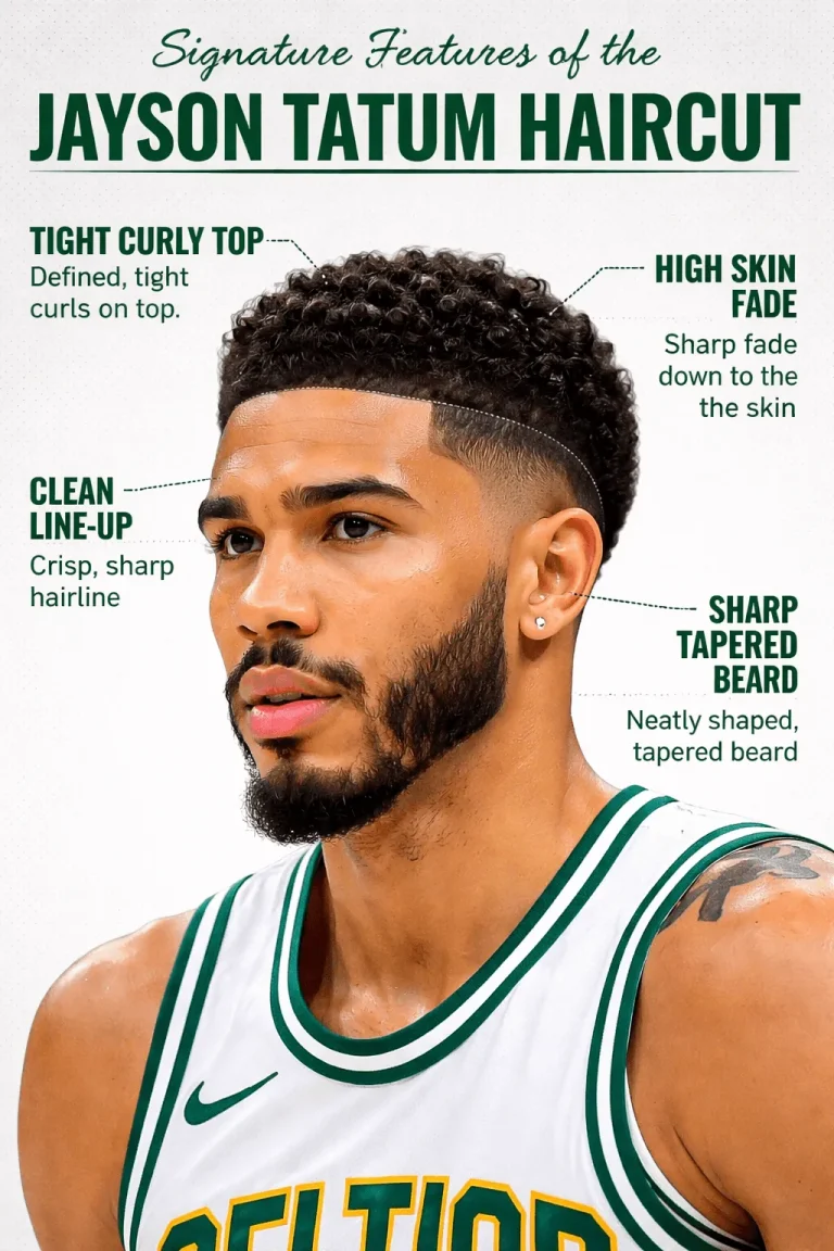 Signature Features of the Jayson Tatum Haircut