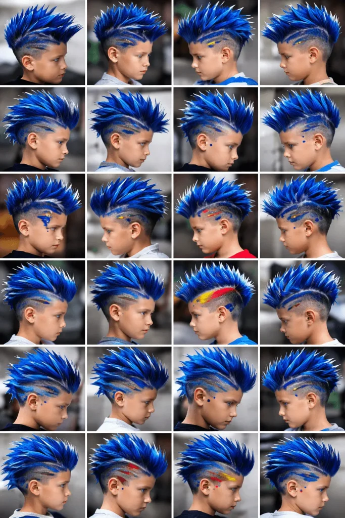 Sonic Hairstyle for Boys