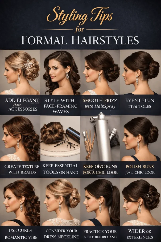 Styling Tips for Formal Hairstyles