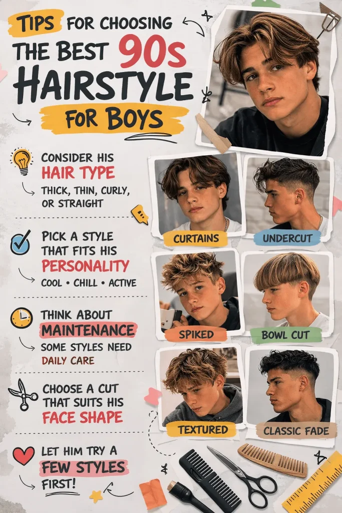 Tips for Choosing the Best 90s Hairstyle for Boys