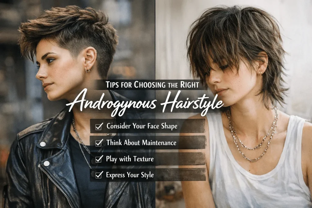 Tips for Choosing the Right Androgynous Hairstyle