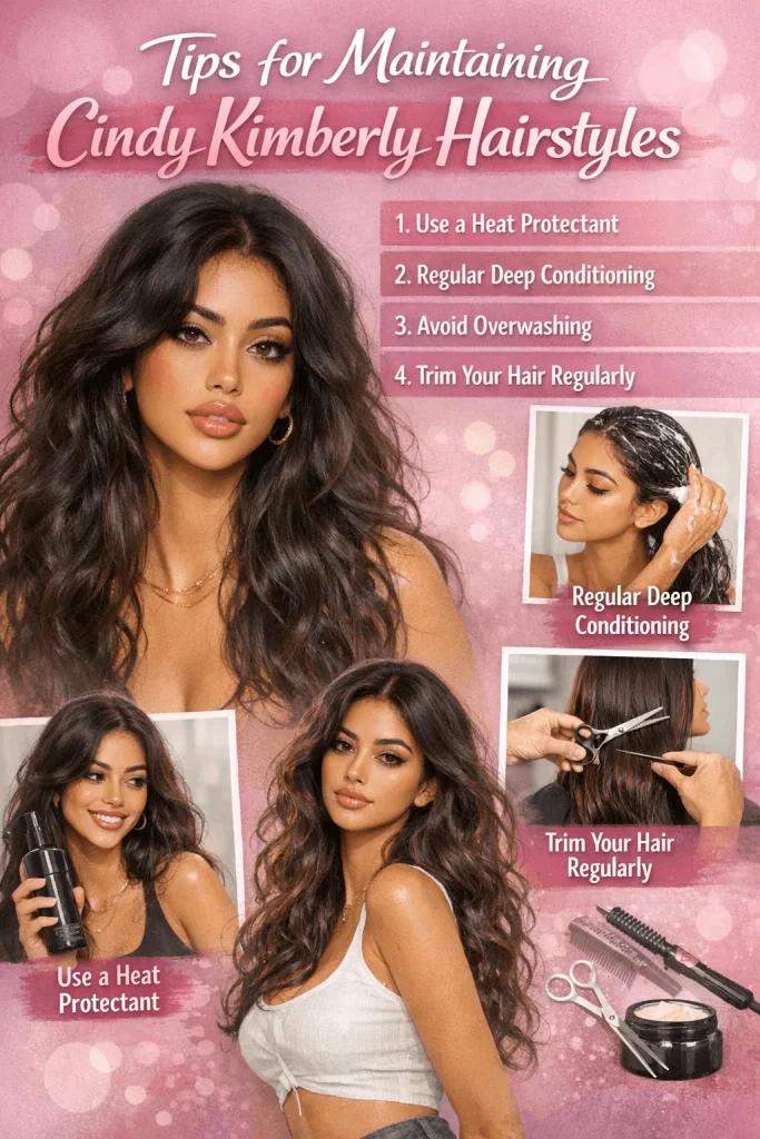 Tips for Maintaining Cindy Kimberly Hairstyles