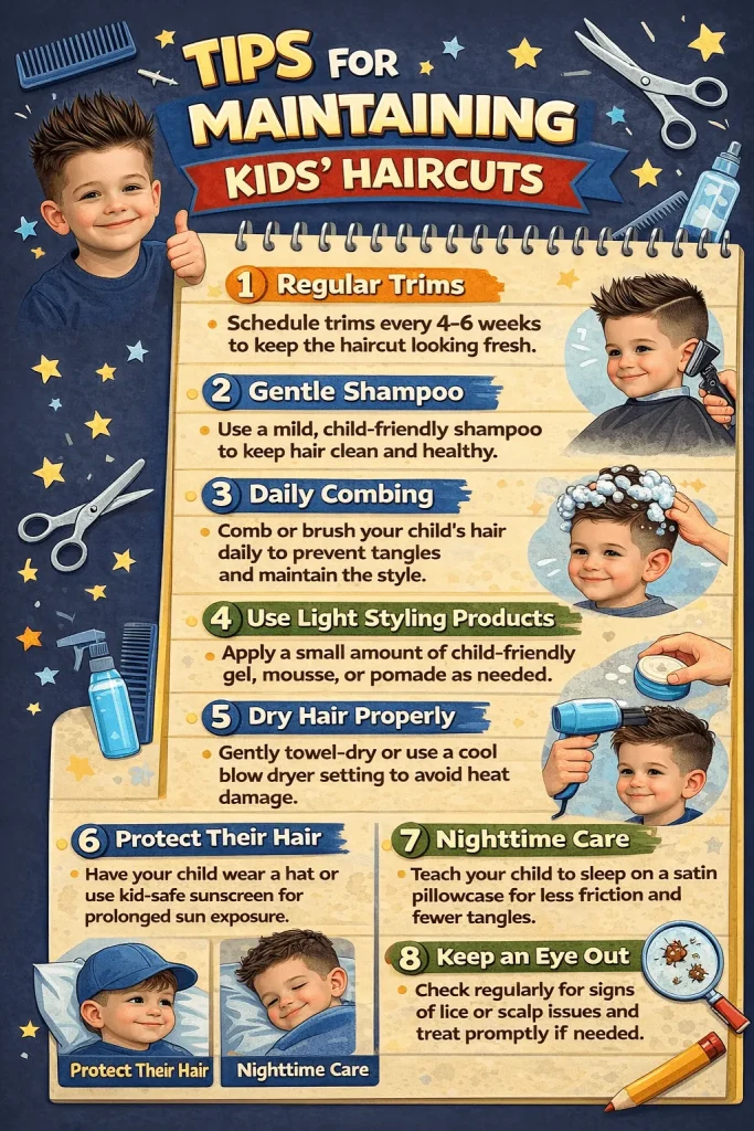 Tips for Maintaining Kids’ Haircuts