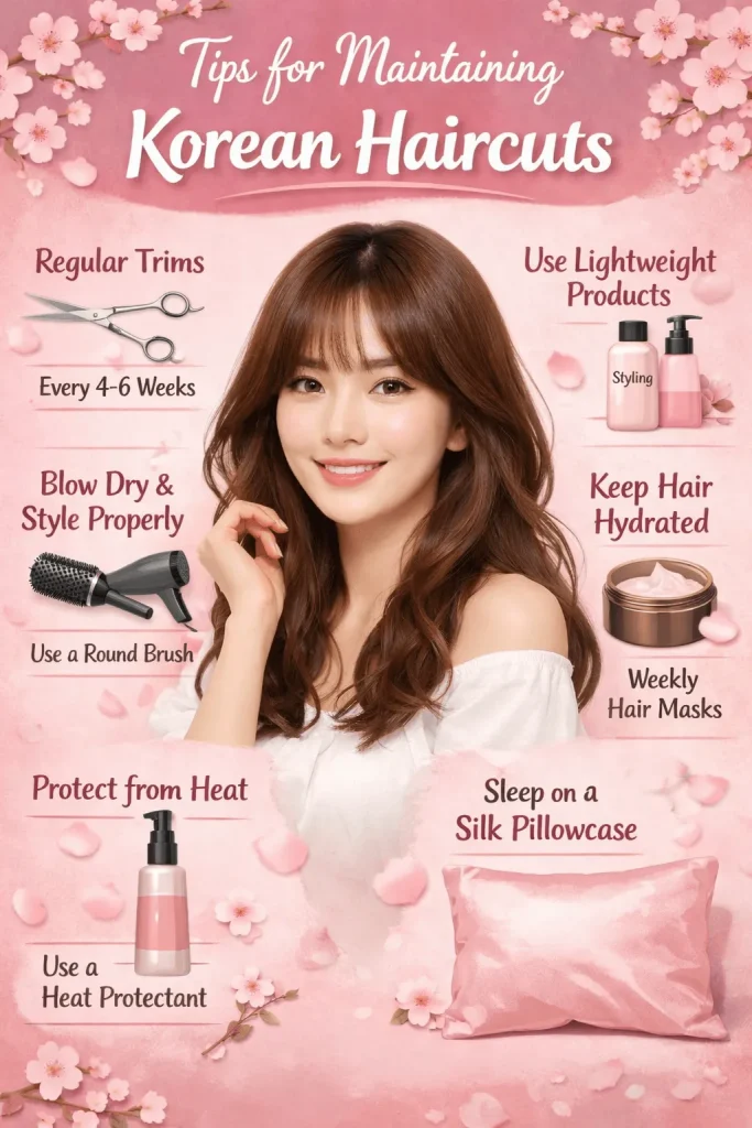 Tips for Maintaining Korean Haircuts