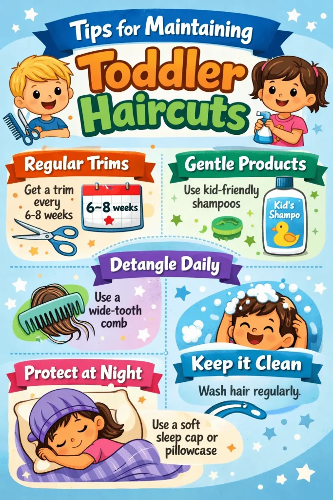 Tips for Maintaining Toddler Haircuts
