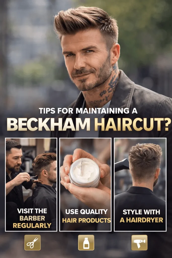 Tips for Maintaining a Beckham Hairstyle