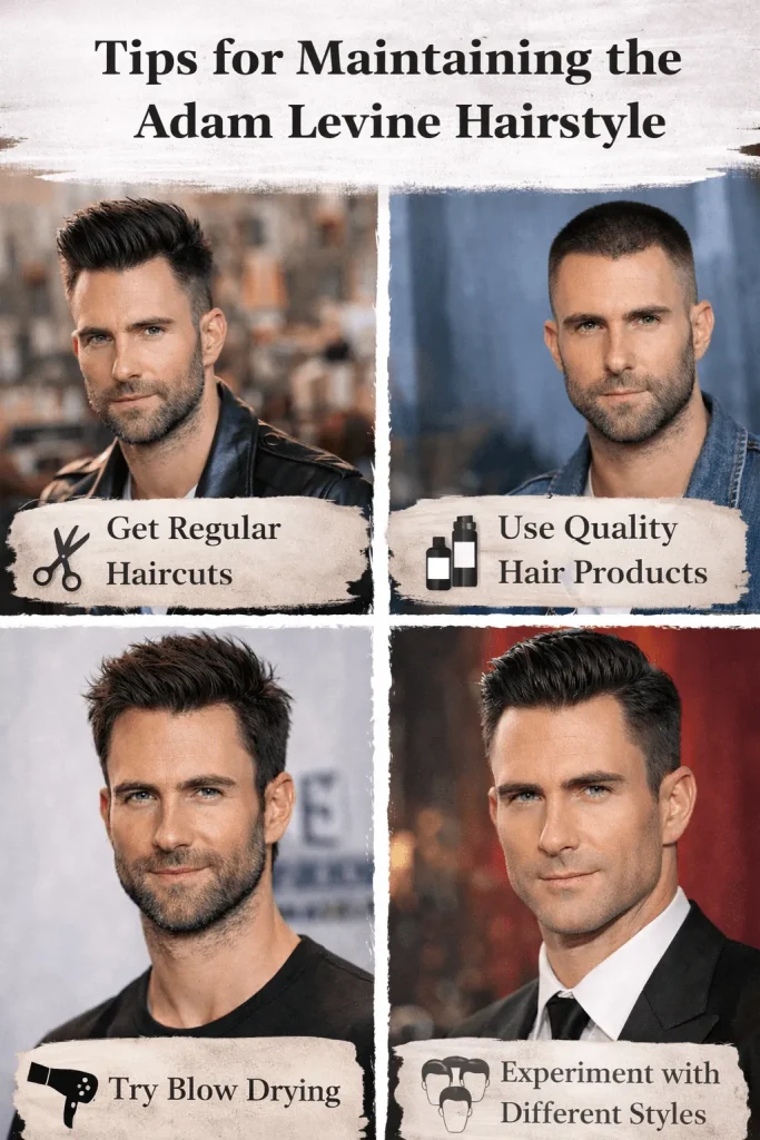 Tips for Maintaining the Adam Levine Hairstyle