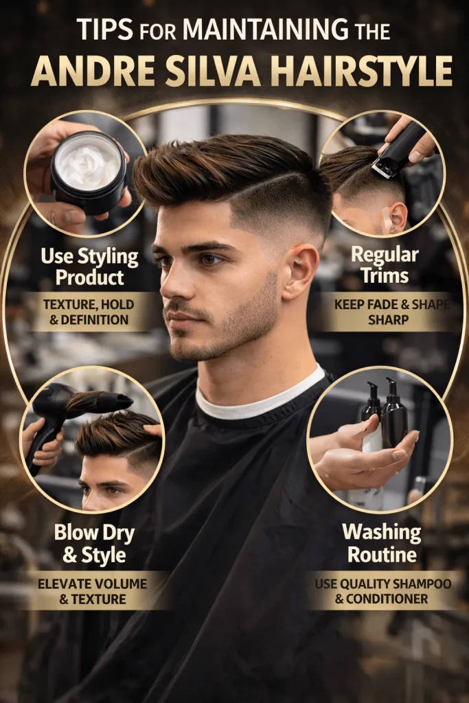 Tips for Maintaining the Andre Silva Hairstyle