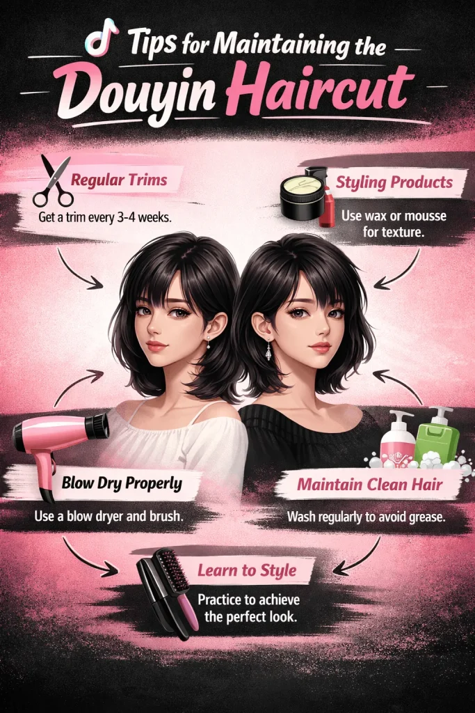 Tips for Maintaining the Douyin Haircut