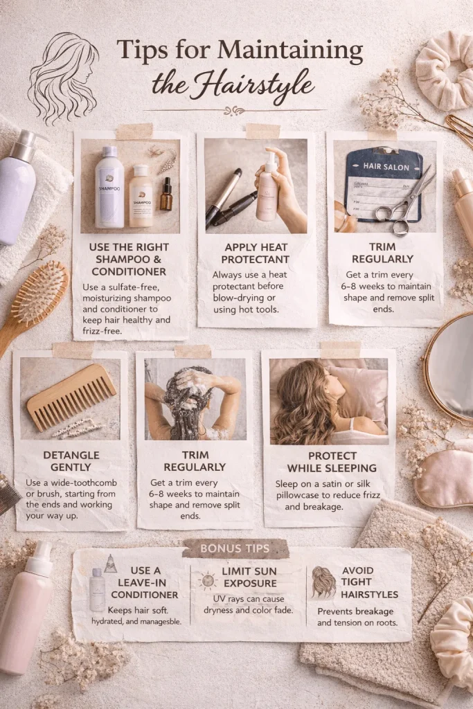 Tips for Maintaining the Hairstyle