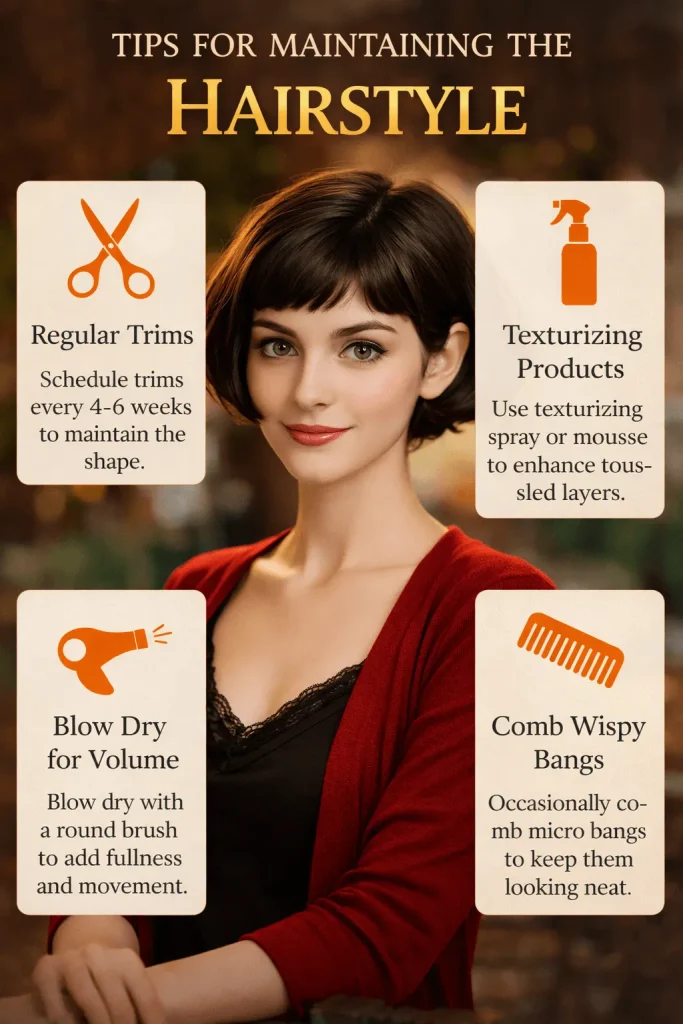 Tips for Maintaining the Hairstyle