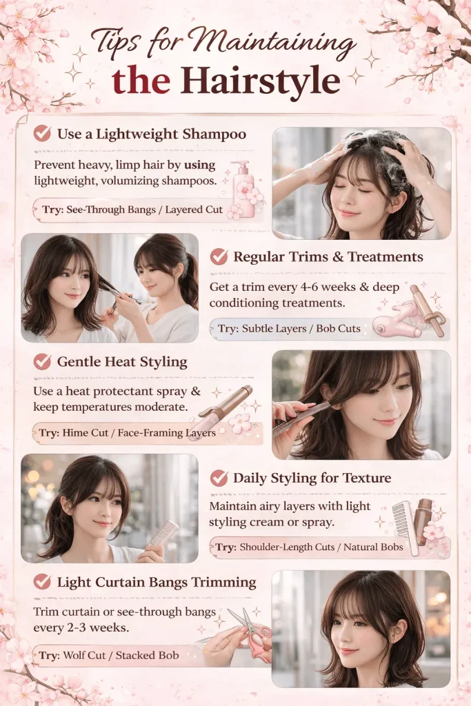 Tips for Maintaining the Hairstyle