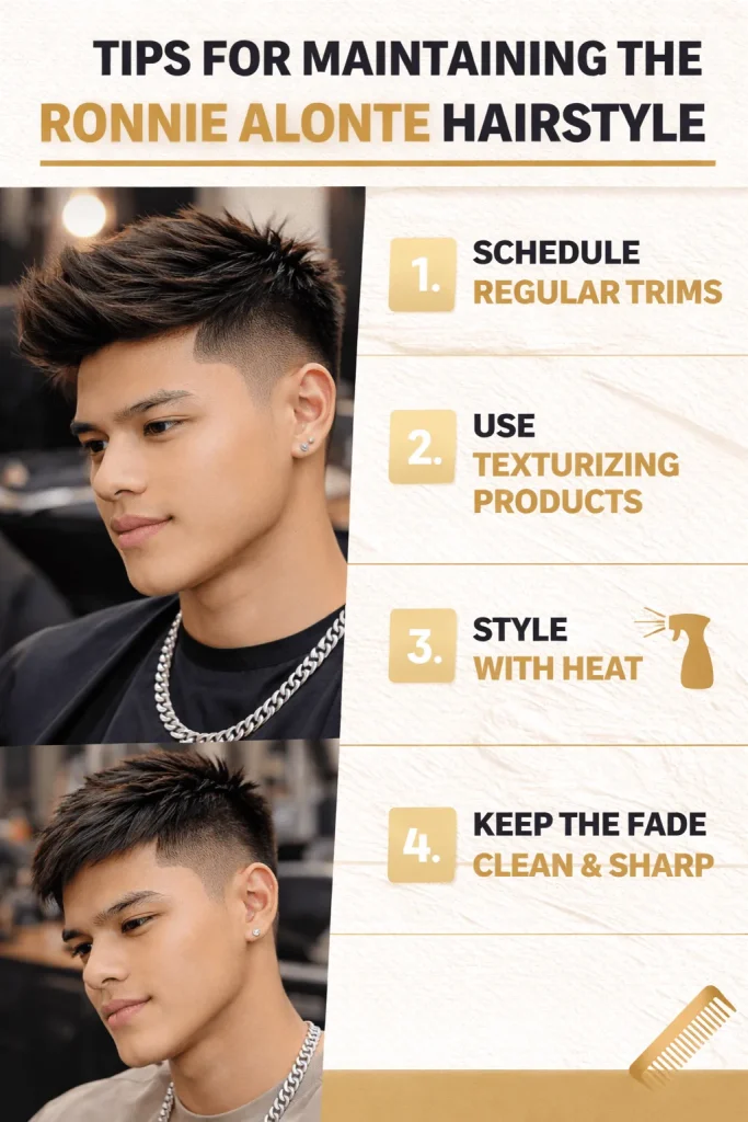 Tips for Maintaining the Ronnie Alonte Hairstyle