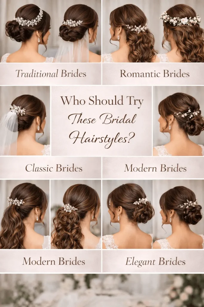 Who Should Try These Bridal Hairstyles