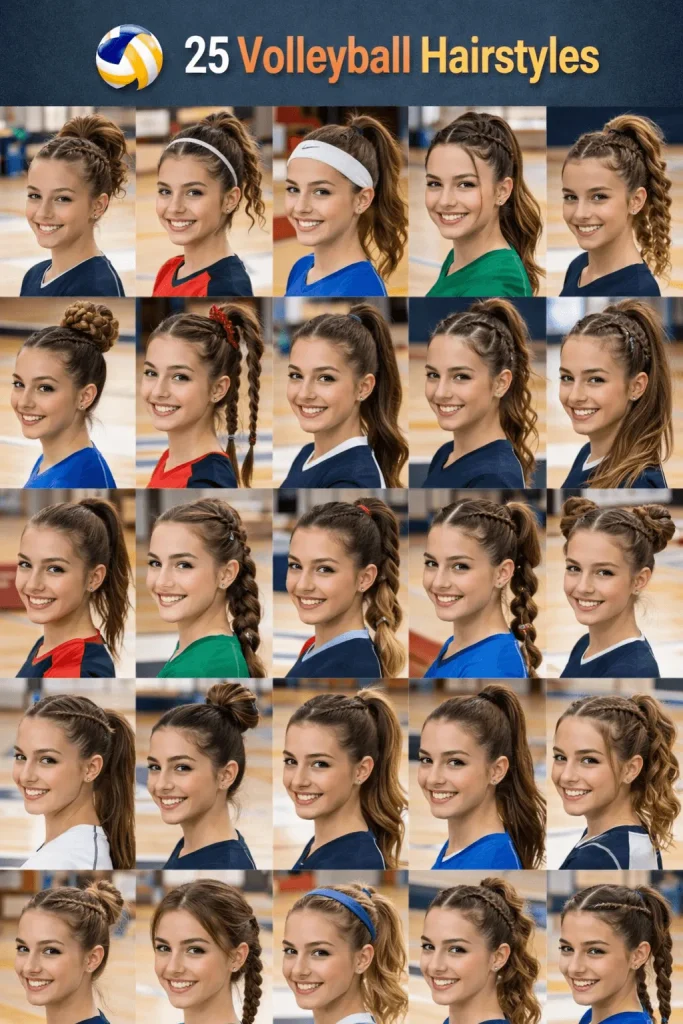 25 Volleyball Hairstyles