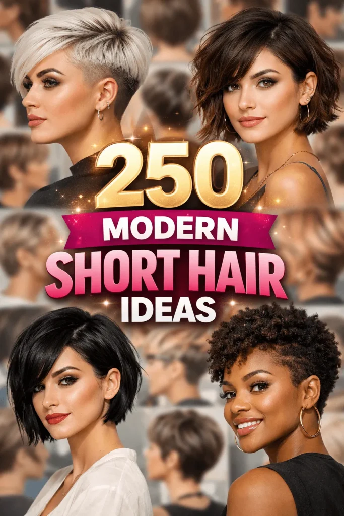 250 Modern Short Hair Ideas