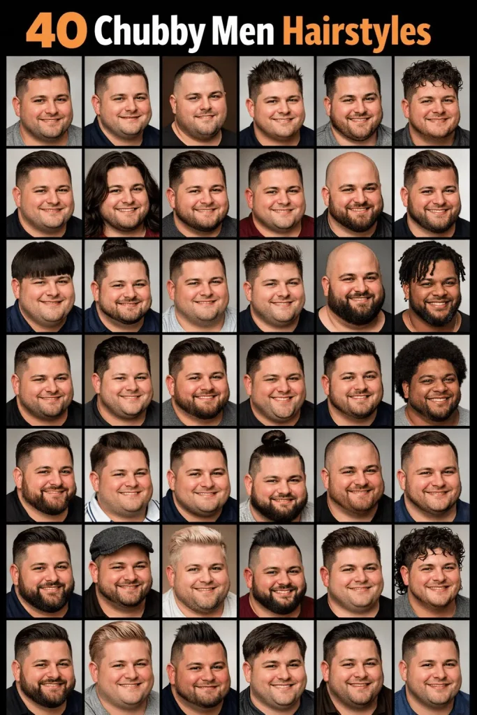 40 Chubby Men Hairstyles