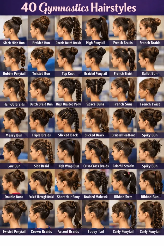 40 Gymnastics Hairstyles