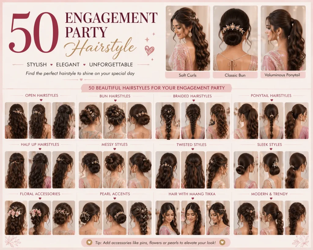 50 Engagement Party Hairstyle