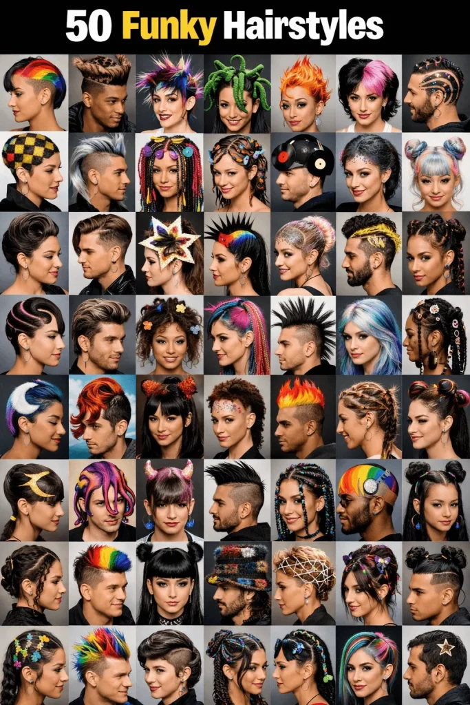 50 Funky Hairstyles