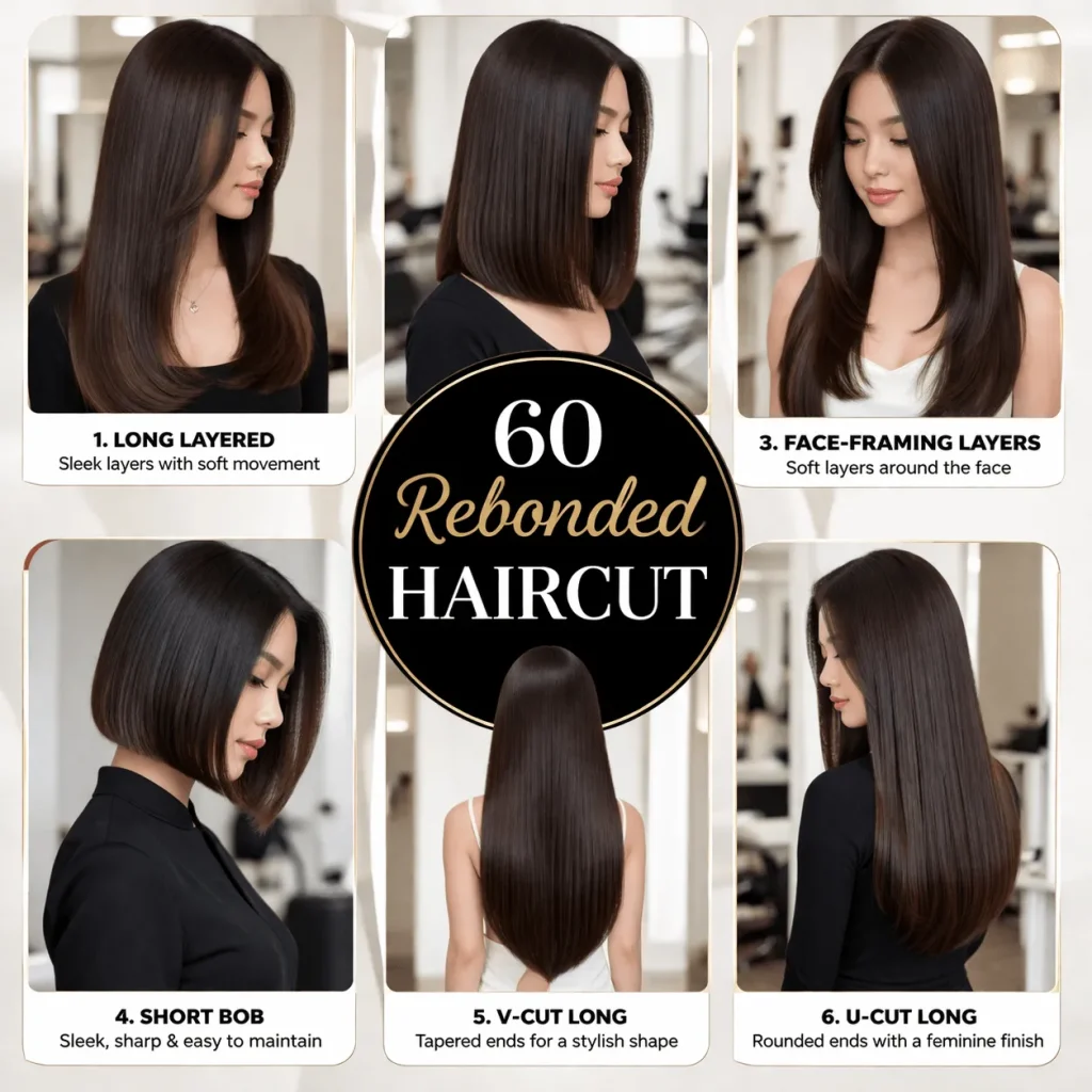 60 Rebonded Haircut