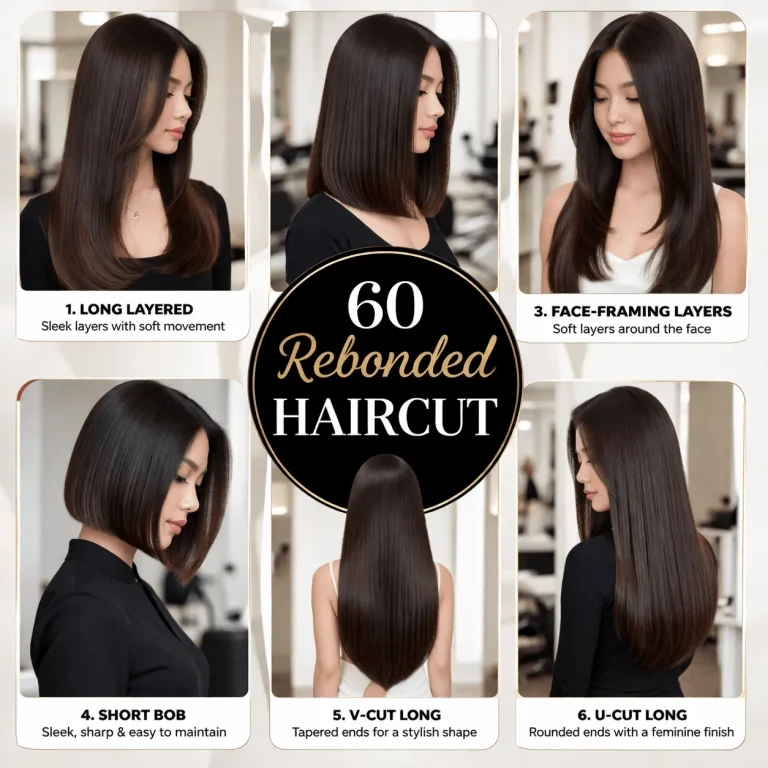 60 Rebonded Haircut