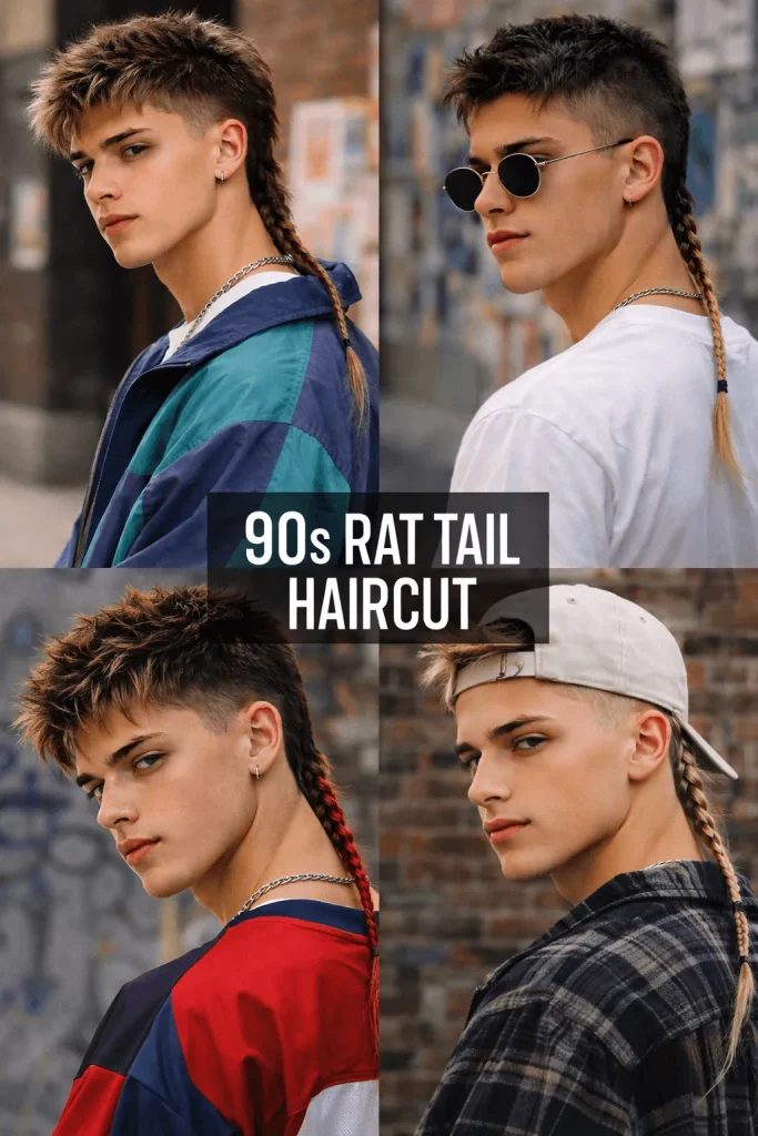 90 Rat Tail Haircut