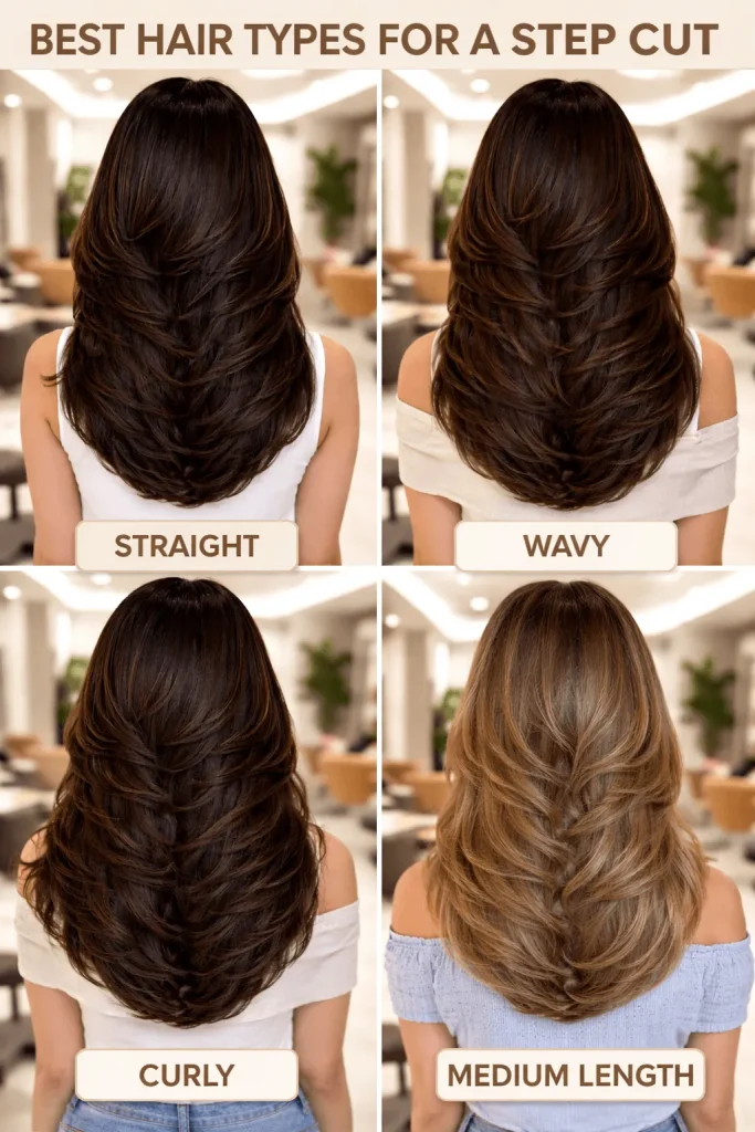 Best Hair Types for a Step Cut