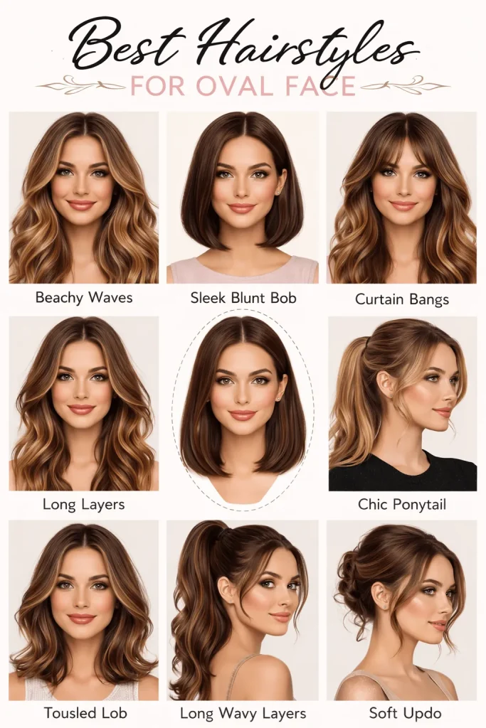 Best Hairstyles for Oval Face