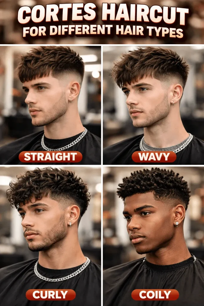 Cortes Haircut for Different Hair Types