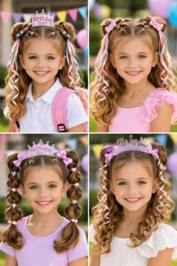 Cute Birthday Hairstyle Ideas for School