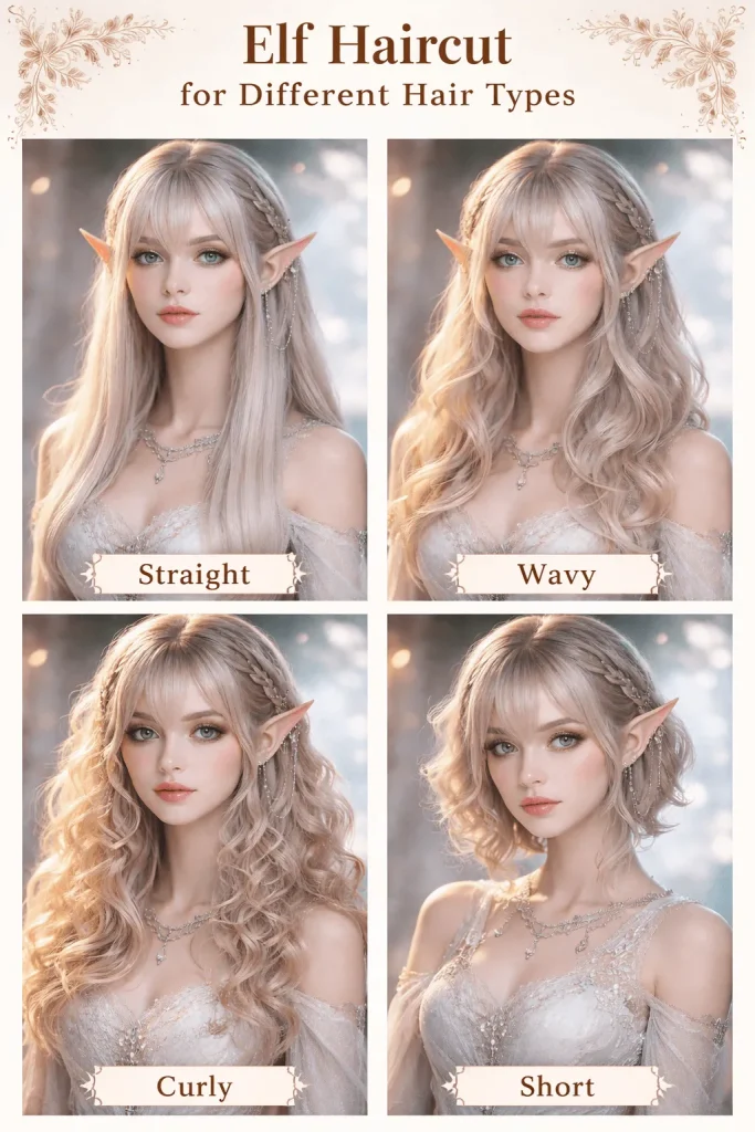 Elf Haircut for Different Hair Types
