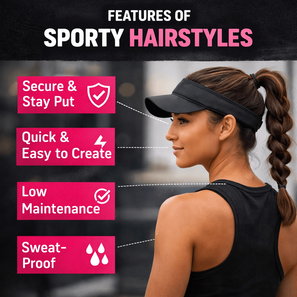 Features of Sporty Hairstyles