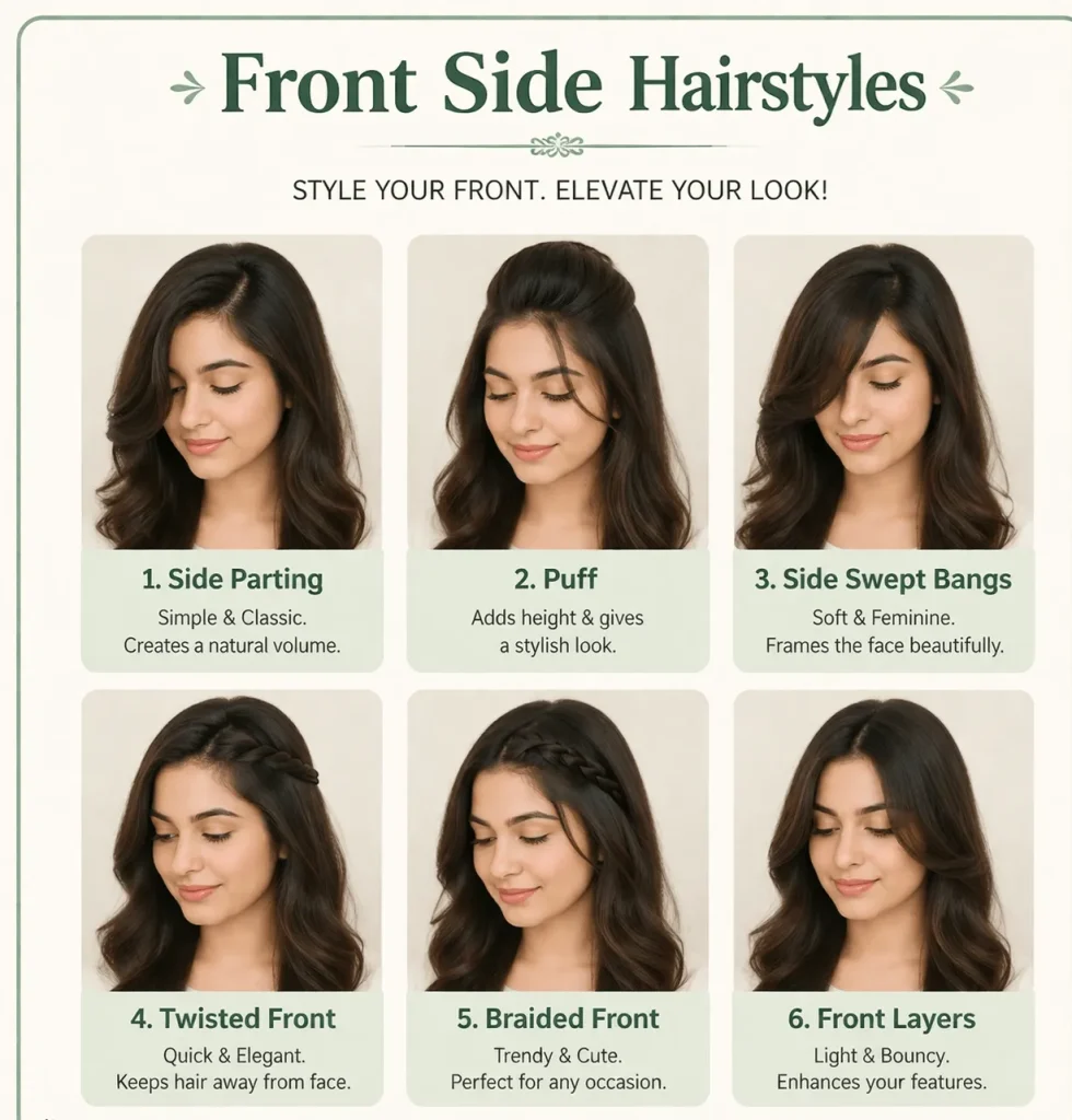 Front Side Hairstyles