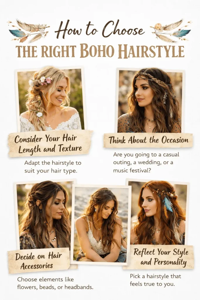 How to Choose the Right Boho Hairstyle