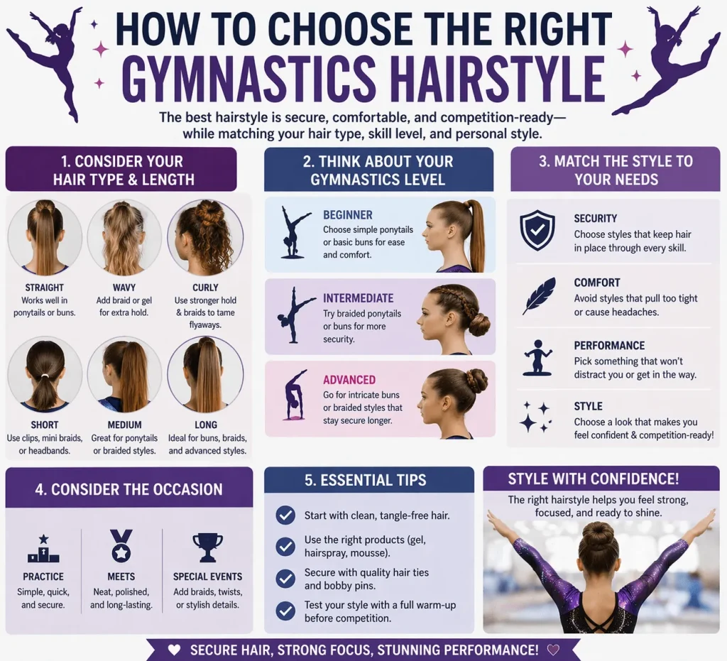 How to Choose the Right Gymnastics Hairstyle