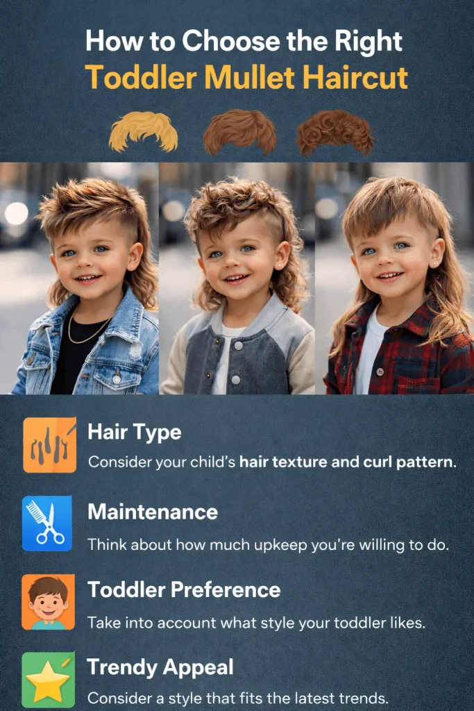 How to Choose the Right Toddler Mullet Haircut