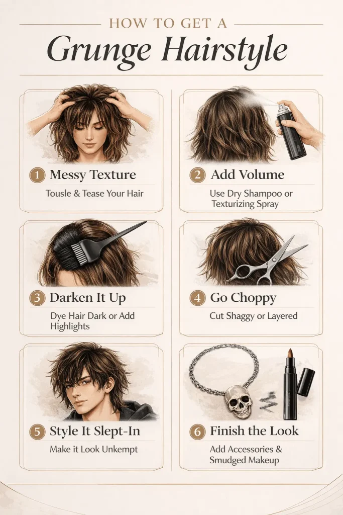 How to Get a Grunge Hairstyle