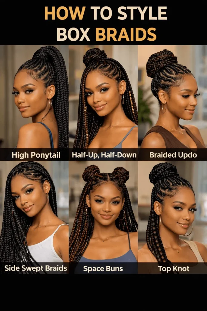 How to Style Box Braids