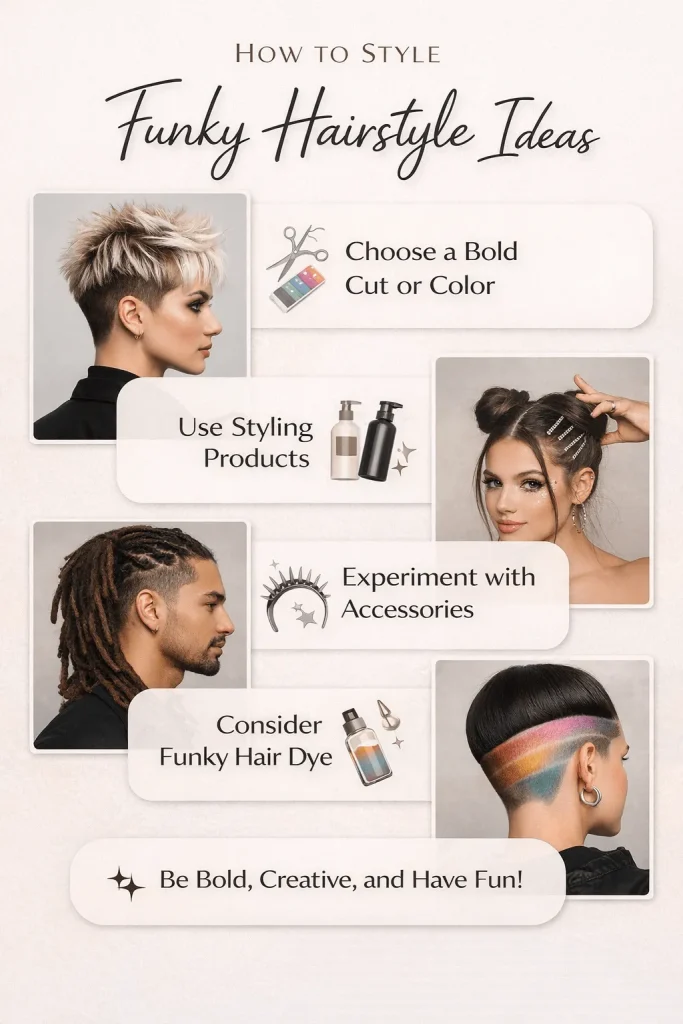 How to Style Funky Hairstyles