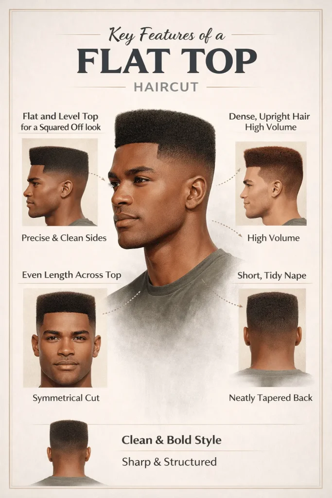 Key Features of a Flat Top Haircut