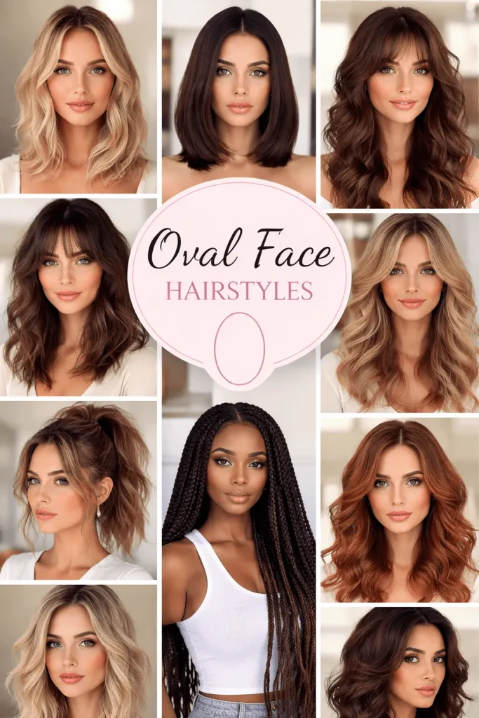 Oval Face Hairstyle female