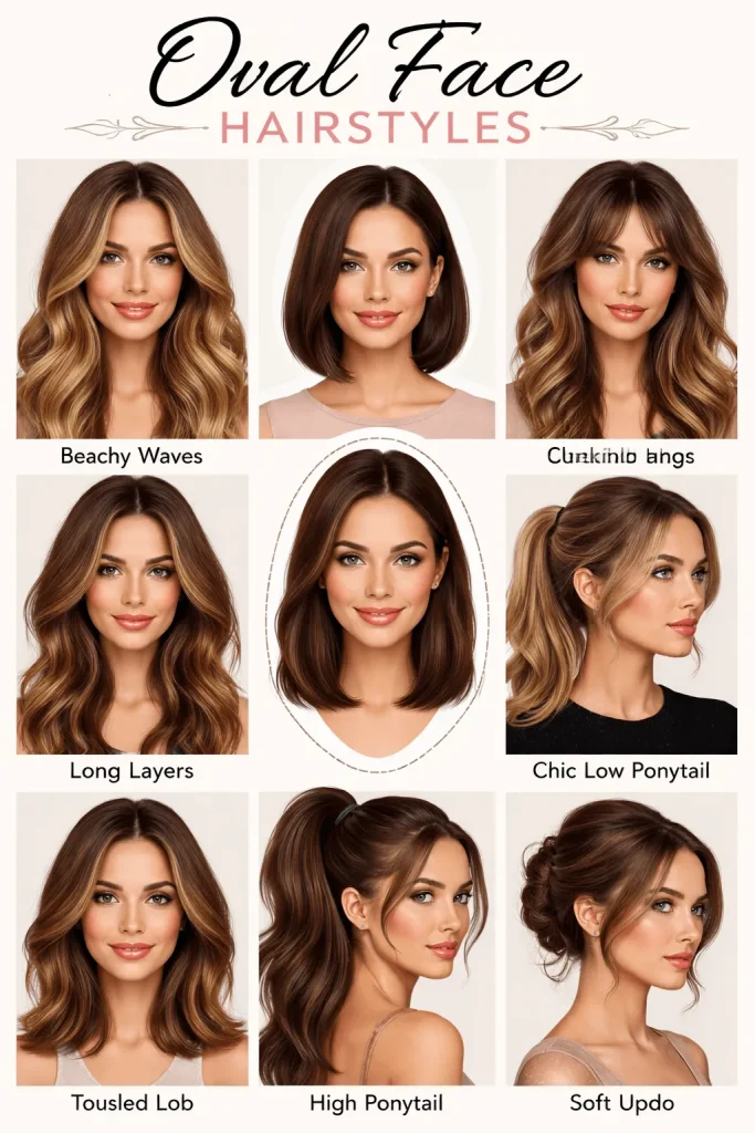 Oval Face Hairstyles female