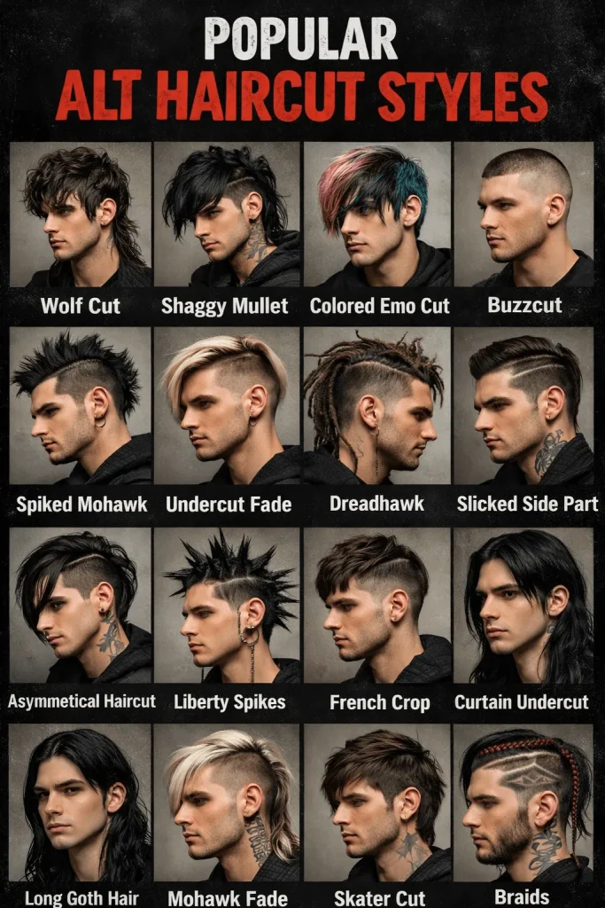 Popular Alt Haircut Styles