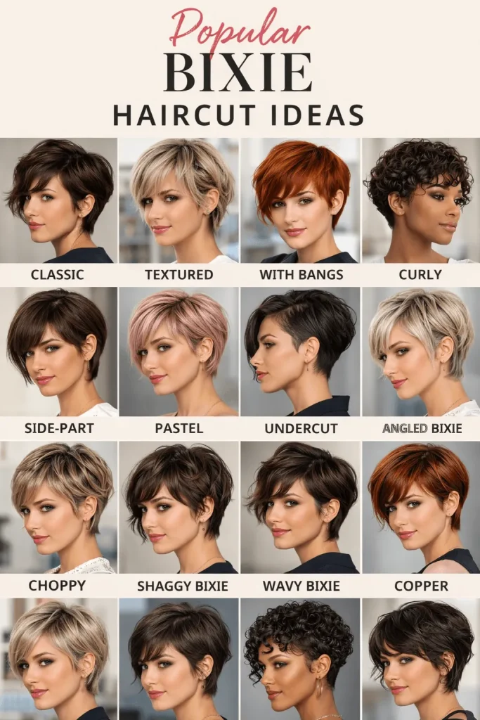 Popular Bixie Haircut Ideas