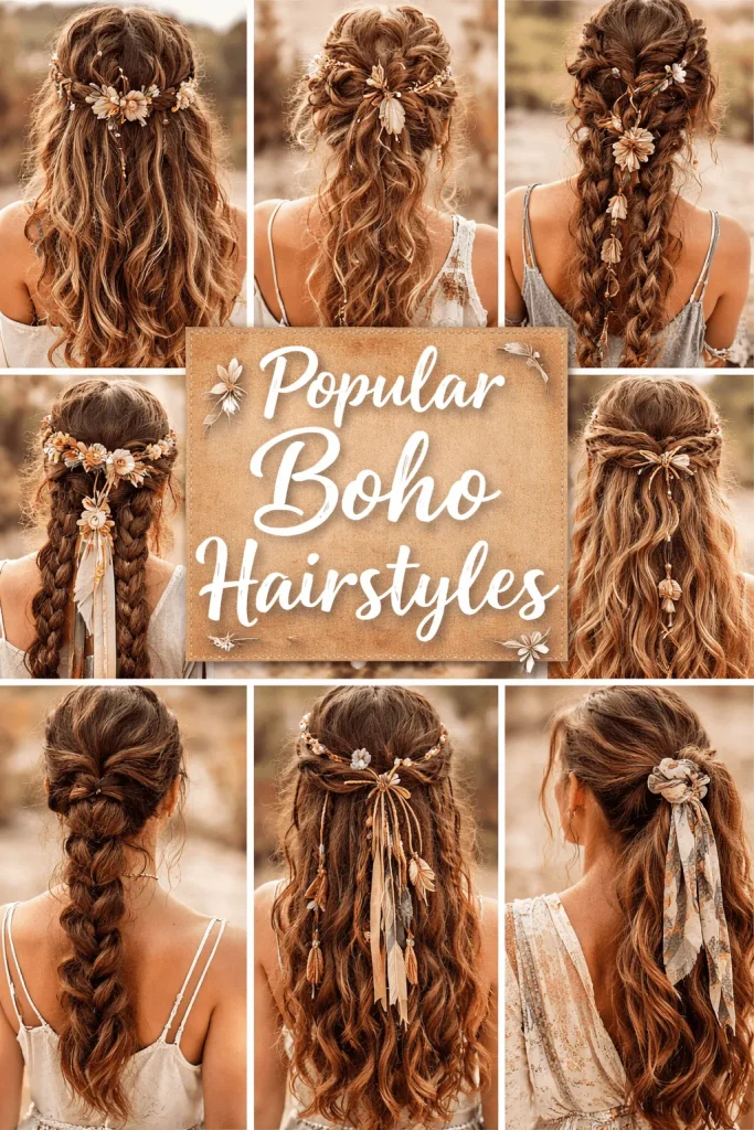 Popular Boho Hairstyles