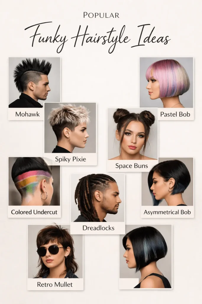 Popular Funky Hairstyle Ideas