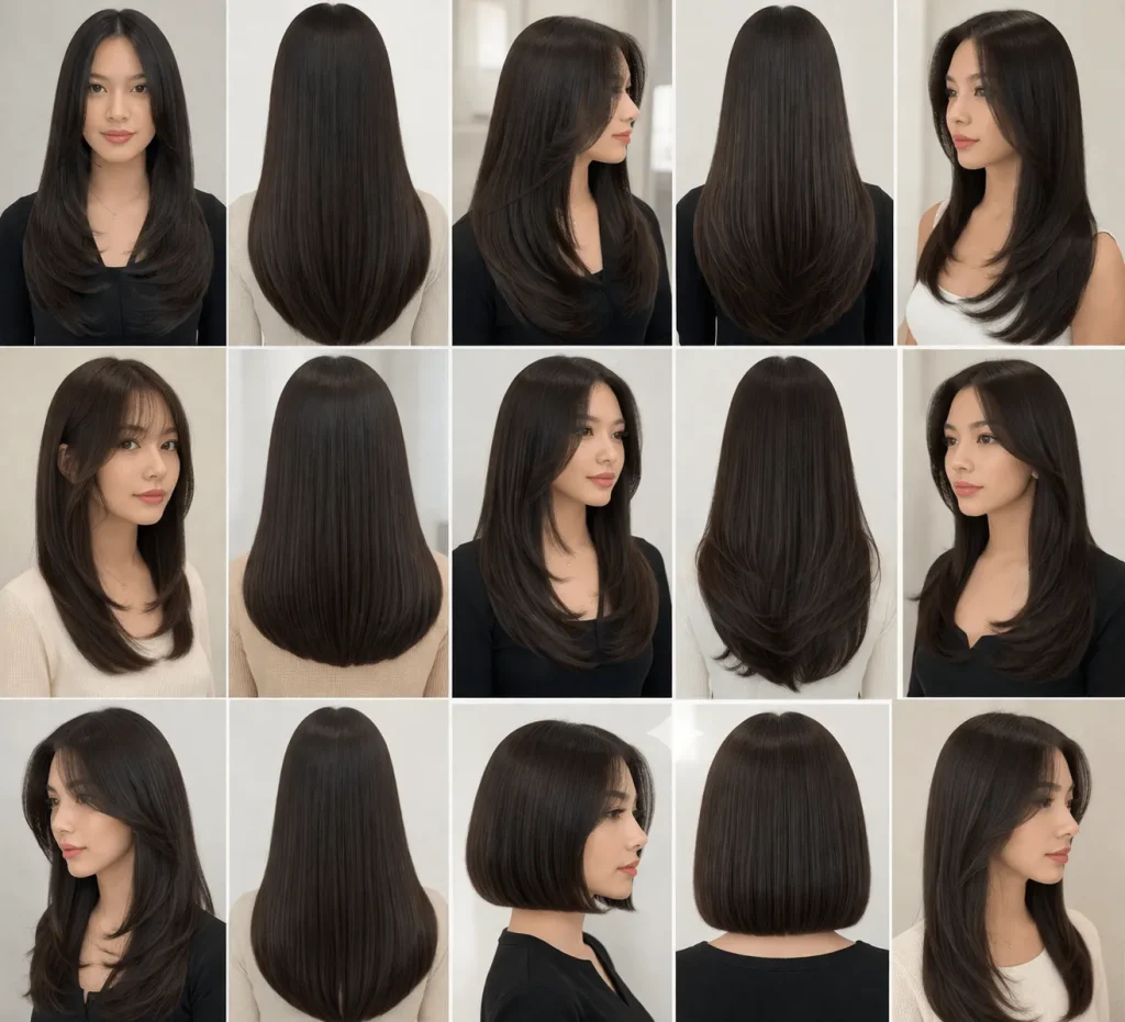 Popular Rebond Haircut Styles