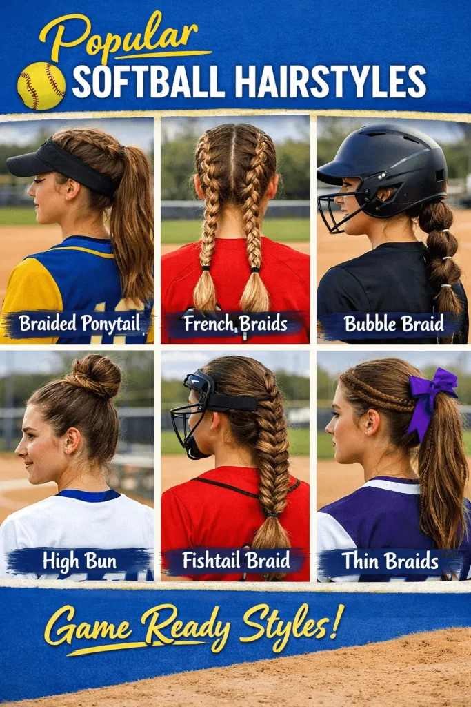 Popular Softball Hairstyles