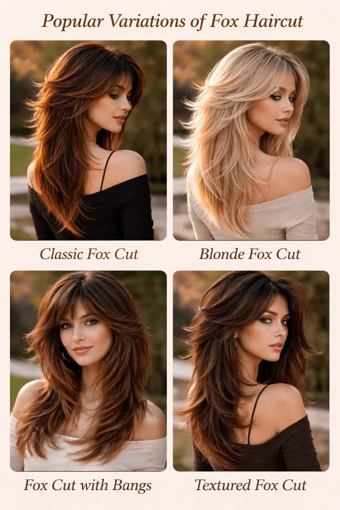Popular Variations of Fox haricut